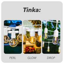 Lempučių girliandos prailginimo laidas Connect Baltas (Perl, Glow, Drop) Lempučių girliandos prailginimo laidas Connect Baltas (Perl, Glow, Drop)