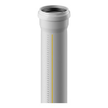 Sewerage pipe Magnaplast, Skolan, Ø 58 мм, 2 m Sewerage pipe Magnaplast, Skolan, Ø 58 мм, 2 m