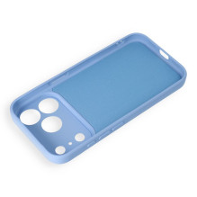 Case for iPhone 17 Pro / 18 Pro Silicone Ring light blue