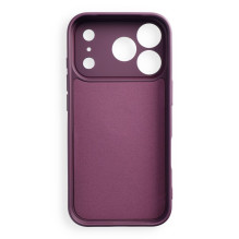 Case for iPhone 17 Pro / 18 Pro Silicone Ring dark cherry