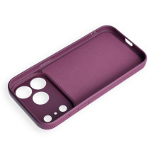 Case for iPhone 17 Pro / 18 Pro Silicone Ring dark cherry