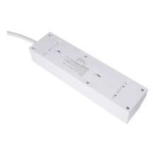 Power strip with 3 sockets max 3680W, 1xUSB A, 2x type C 25W ports with 1,5m power cable E59 white