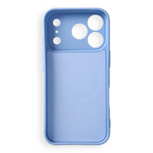 Case for iPhone 17 Pro / 18 Pro Silicone Mag Cover compatible with MagSafe (camera protection) light blue