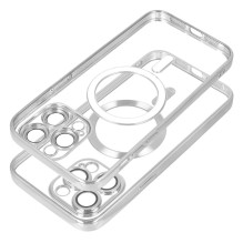 Case for iPhone 17 Pro Max / 18 Pro Max Electro Mag Cover compatible with MagSafe silver Case for iPhone 17 Pro Max / 18 Pro Max Electro Mag Cover compatible with MagSafe silver