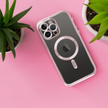 „iPhone 17 Pro Max / 18 Pro Max Electro“ dėklas Mag Suderinamas su „MagSafe“ aukso-rožinės spalvos