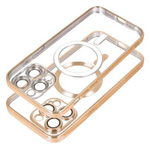 Case for iPhone 17 Pro Max / 18 Pro Max Electro Mag Cover compatible with MagSafe gold Case for iPhone 17 Pro Max / 18 Pro Max Electro Mag Cover compatible with MagSafe gold
