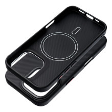 „iPhone 17 Pro / 18 Pro“ dėklas, anglies pluošto Elite Mag. Dėklas, suderinamas su „MagSafe“, juodas. „iPhone 17 Pro / 18 Pro“ dėklas, anglies pluošto Elite Mag. Dėklas, suderinamas su „MagSafe“, juodas.