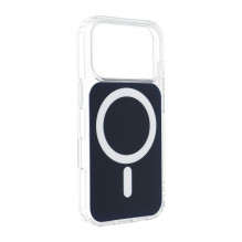 Case for iPhone 17 Pro Max / 18 Pro Max Clear Fusion Mag Cover compatible with MagSafe navy blue Case for iPhone 17 Pro Max / 18 Pro Max Clear Fusion Mag Cover compatible with MagSafe navy blue