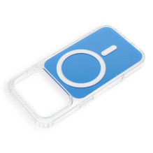 Case for iPhone 17 Pro / 18 Pro Clear Fusion Mag Cover compatible with MagSafe light blue Case for iPhone 17 Pro / 18 Pro Clear Fusion Mag Cover compatible with MagSafe light blue