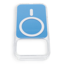 Case for iPhone 17 Pro / 18 Pro Clear Fusion Mag Cover compatible with MagSafe light blue Case for iPhone 17 Pro / 18 Pro Clear Fusion Mag Cover compatible with MagSafe light blue