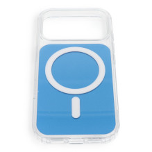 Case for iPhone 17 Pro / 18 Pro Clear Fusion Mag Cover compatible with MagSafe light blue Case for iPhone 17 Pro / 18 Pro Clear Fusion Mag Cover compatible with MagSafe light blue