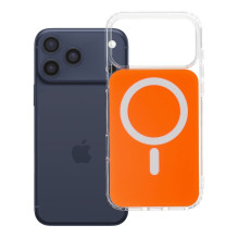 Case for iPhone 17 Pro Max / 18 Pro Max Clear Fusion Mag Cover compatible with MagSafe hermes orange Case for iPhone 17 Pro Max / 18 Pro Max Clear Fusion Mag Cover compatible with MagSafe hermes orange