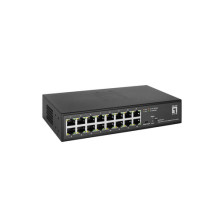 Switch LevelOne LevelOne GES-2216 Managed L2 Gigabit Ethernet (10 / 100 / 1000) Black Network Connector Switch LevelOne LevelOne GES-2216 Managed L2 Gigabit Ethernet (10 / 100 / 1000) Black Network Connector