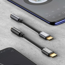 „Baseus L54“ mobiliojo telefono laidas, juodas, pilkas USB C 3,5 mm „Baseus L54“ mobiliojo telefono laidas, juodas, pilkas USB C 3,5 mm