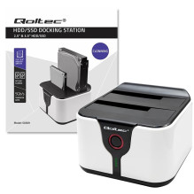 Qoltec 50309 HDD SSD 2.5" 3.5" docking station, SATA III, USB 3.0, Super speed 5Gb / s, with Clonning function Qoltec 50309 HDD SSD 2.5" 3.5" docking station, SATA III, USB 3.0, Super speed 5Gb / s, with Clonning function