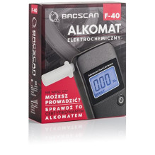 BACscan F-40 alkoholio matuoklis 0–4 %, pilkas BACscan F-40 alkoholio matuoklis 0–4 %, pilkas