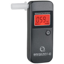 BACscan F-40 alkoholio matuoklis 0–4 %, pilkas BACscan F-40 alkoholio matuoklis 0–4 %, pilkas