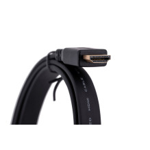 Lanberg CA-HDMI-21CU-0010-BK HDMI kabelis 1 m HDMI A tipo (standartinis) juodas Lanberg CA-HDMI-21CU-0010-BK HDMI kabelis 1 m HDMI A tipo (standartinis) juodas