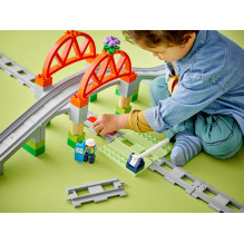 LEGO DUPLO TOWN 10426 Tiltas ir geležinkelio bėgiai – papildymo rinkinys