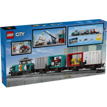 LEGO CITY 60509 Uosto krovininis traukinys su kranu ir sunkvežimiu