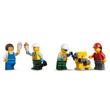 LEGO CITY 60509 Uosto krovininis traukinys su kranu ir sunkvežimiu