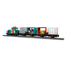 LEGO CITY 60509 Uosto krovininis traukinys su kranu ir sunkvežimiu