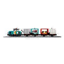 LEGO CITY 60509 Uosto krovininis traukinys su kranu ir sunkvežimiu