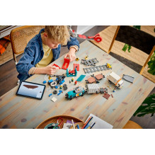 LEGO CITY 60509 Uosto krovininis traukinys su kranu ir sunkvežimiu