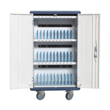 „Techly I-CABINET-30DUTY“ nešiojamas įrenginių valdymo vežimėlis / spintelė, balta, mėlyna „Techly I-CABINET-30DUTY“ nešiojamas įrenginių valdymo vežimėlis / spintelė, balta, mėlyna