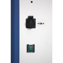 Techly I-CABINET-30DUTY portable device management cart / cabinet White, Blue Techly I-CABINET-30DUTY portable device management cart / cabinet White, Blue
