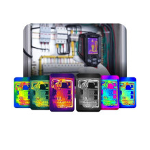 Guide Sensmart E1+ thermal imaging camera Vanadium Oxide Uncooled Focal Plane Arrays Black 120 x 90 pixels Built-in disp