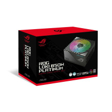 ASUS ROG Loki SFX-L 850W Platinum maitinimo blokas 24 kontaktų ATX juodas, sidabrinis ASUS ROG Loki SFX-L 850W Platinum maitinimo blokas 24 kontaktų ATX juodas, sidabrinis