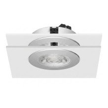 Synergy 21 LED recessed ceiling spotlight Helios silver, round, neutral white