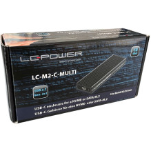 LC-Power NVMe / SATA M.2-SSD USB3.2 Gen2 LC-M2-C-MULTI