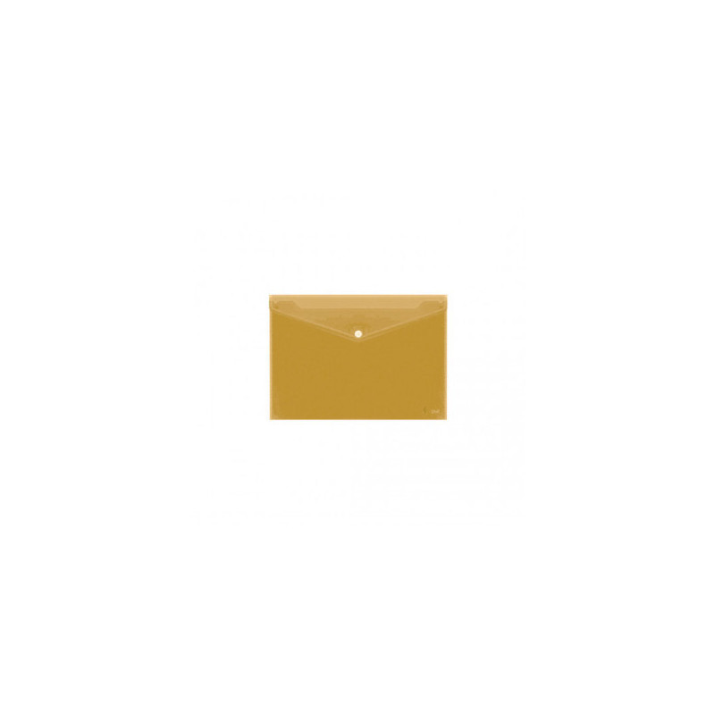 Folder-envelope with Forpus print, A4, plastic, yellow, transparent
