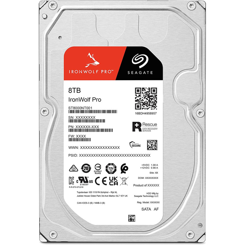 Seagate IronWolf Pro 8TB 3.5'' SATA III (6 Gb / s) (BULK iepakojums)
