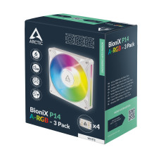 CASE FAN 140MM BIONIX P14 ARGB / 3-PACK WHT ACFAN00342A ARCTIC