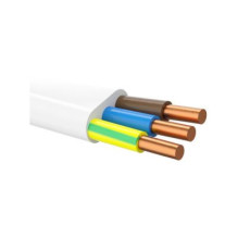 Power cable NKT HDXSP-J 3x2.5 (copper, monolith, XLPE, Dca, white, 100m)