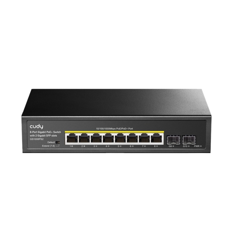 8-port switch CUDY GS1008PS2 (Unmanaged, PoE)