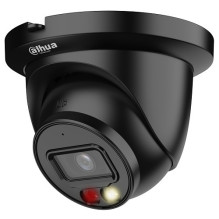 Dome camera Dahua IPC-HDW2649TM-S-IL-0280B F2.8 (Black, 6 MP, 95°, IR+LED 30 m, IP67)