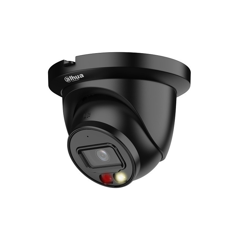 Dome camera Dahua IPC-HDW2649TM-S-IL-0280B F2.8 (Black, 6 MP, 95°, IR+LED 30 m, IP67)