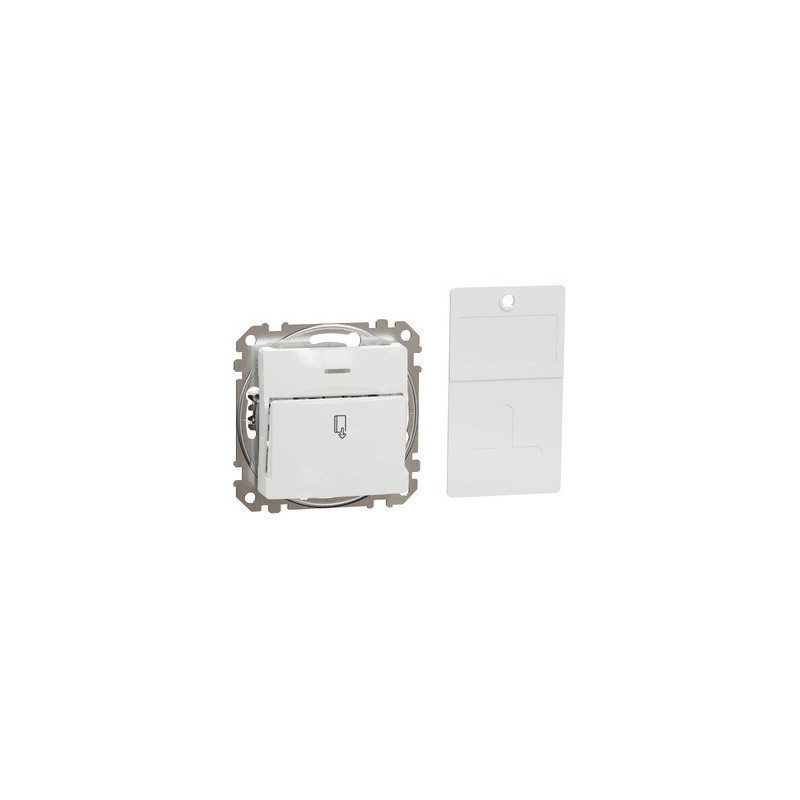 Kortelinis jungiklis Schneider Electric Sedna Design SDD111121 (baltas)