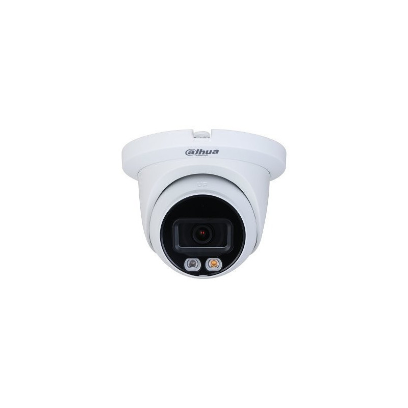 Dome camera Dahua IPC-HDW2449T-S-IL-0280B F2.8 (4 MP, 95°, IR+LED 30 m, IP67, IK10)