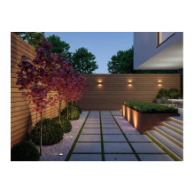 TIAGO Facade bidirectional square luminaire GTV LD-TIAGOGU10D-01KW (white, 2x35W, IP54)