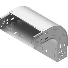 Duct connector Baks LUFZJ600H60 (90°, downwards, 600mm, 1mm sheet thickness)