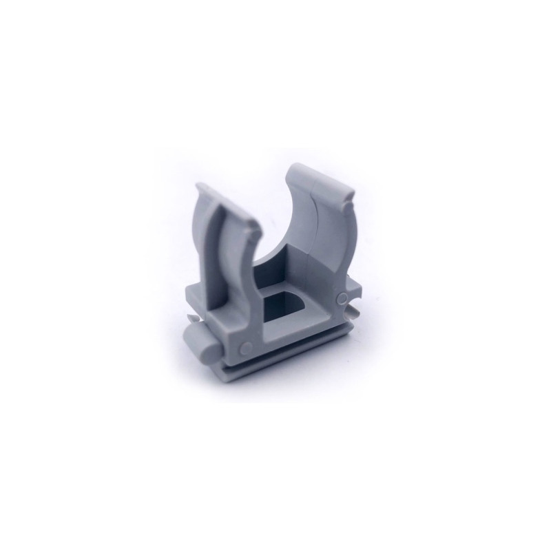 Tube holder U-25mm, gray (100)