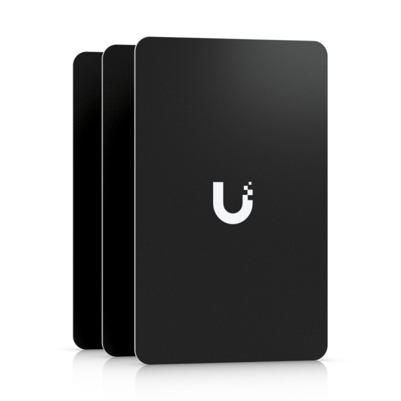 Praėjimo kontrolės kortelė Ubiquiti UA-Card-B-10 (juoda, 10 vnt., NFC 13.56 MHz)