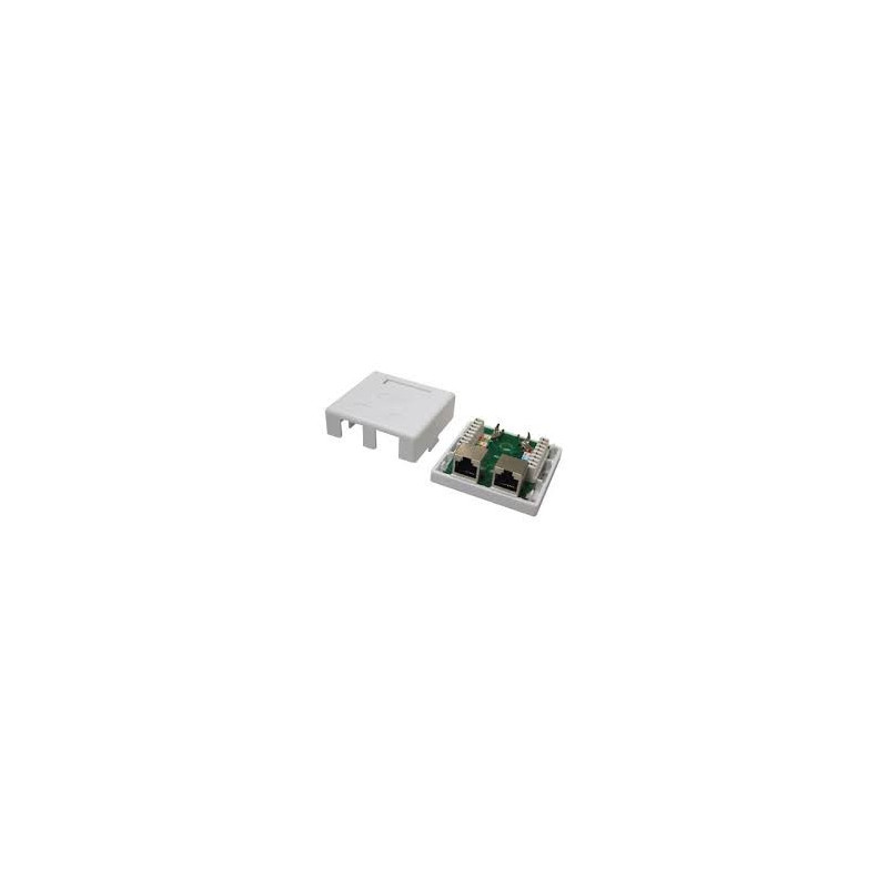 Top-mounted socket LK-WP-037 (2x RJ45, FTP, Cat.5e, crossover)