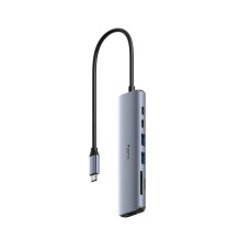 Adapter CUDY UH407 USB-C to...