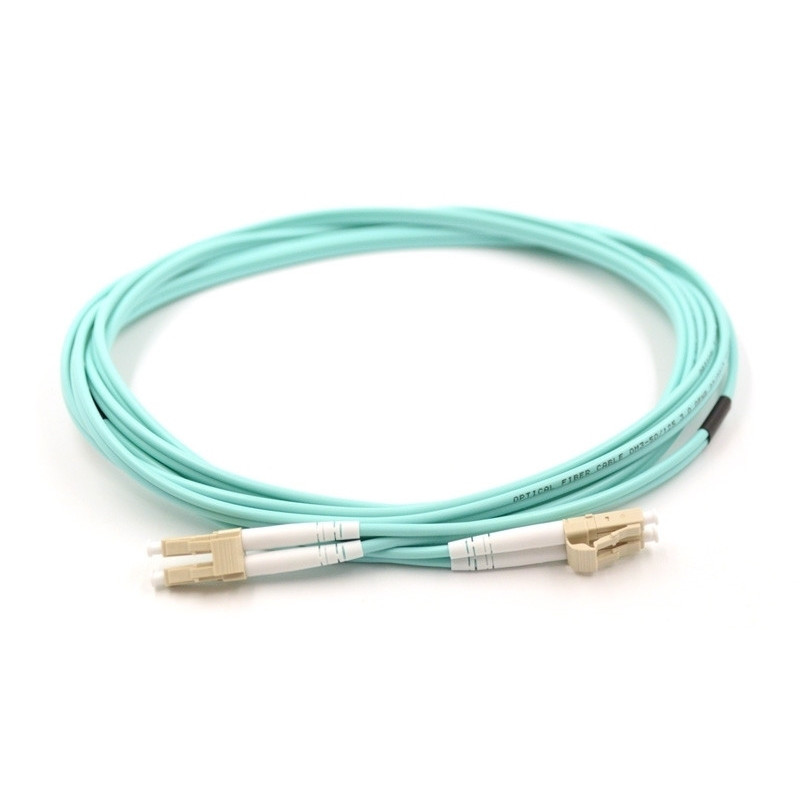 Optical patch cord LC/UPC-LC/UPC (Duplex, G652D A1, OS1/OS2, LSZH, SM 9/125µm, 1m, 3mm)